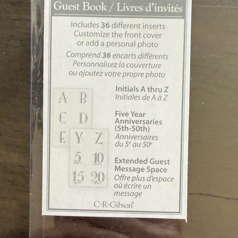 Guest book with customizable cover - Picture 4 of 6